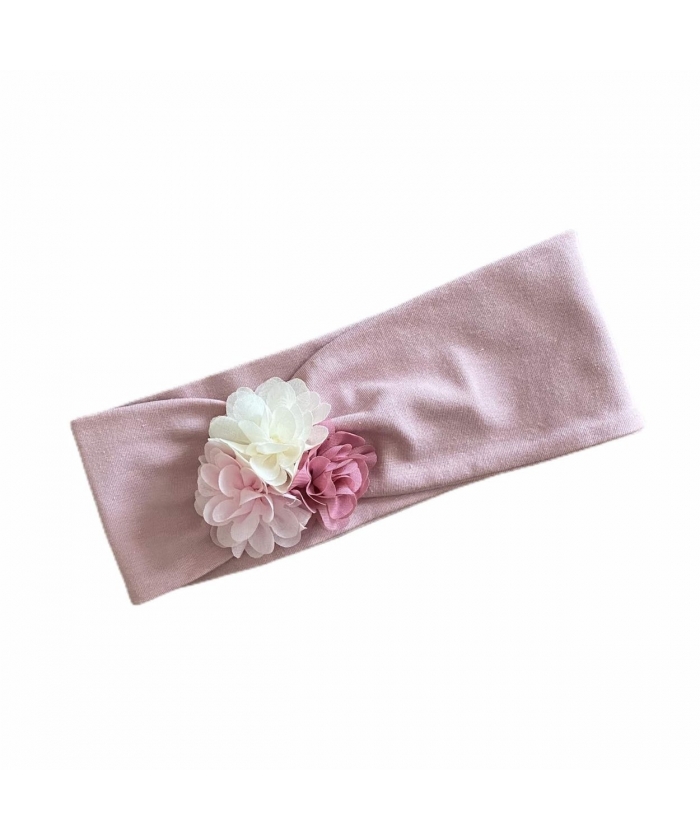 Cotton Heandband with flowers