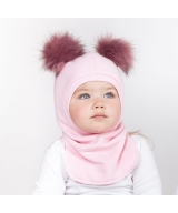 Pink Toddler hat balaclava