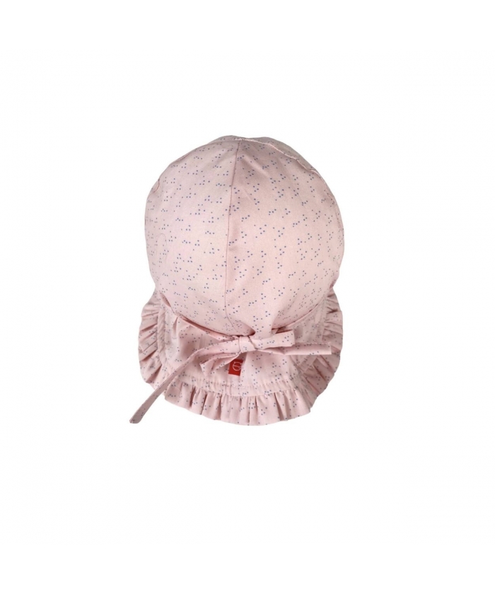 Clorful girl kerchief with ruffled neck protection