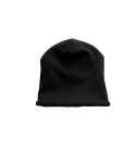 Dviguba žieminė Simple juoda kepurė