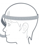 Vienguba plona trikotažinė kepurė vaikams su tiulio kaspinėliu