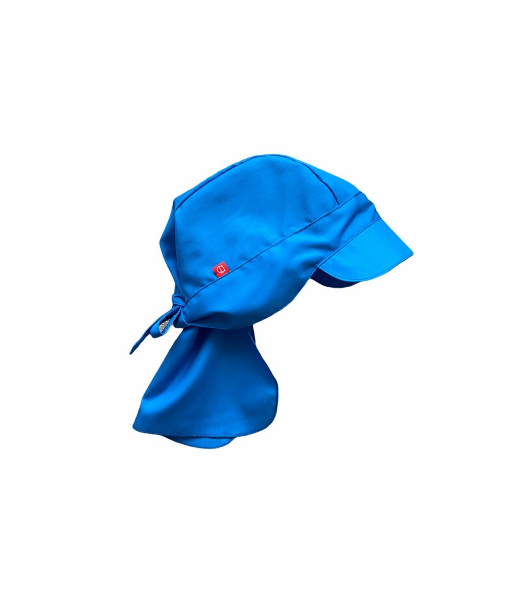 Vaikiška skarelė su kaklo apsauga (prailgintom ausim) Ryški mėlyna