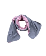Gray winter scarf