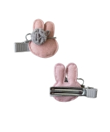 Baby head clip (Pink Rabbit)