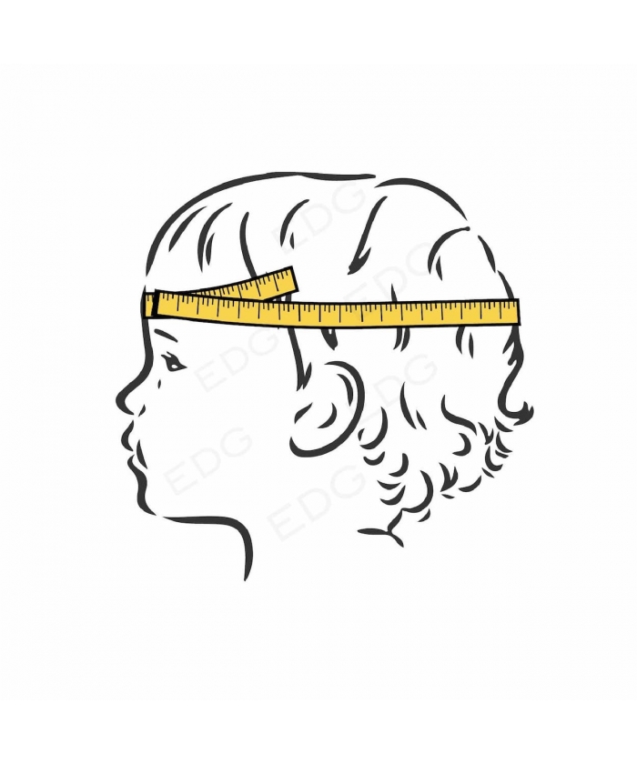 Vaikiška skarelė su kaklo apsauga (prailgintom ausim) NAVY langeliai