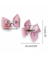 Hair bow clip and barrette
