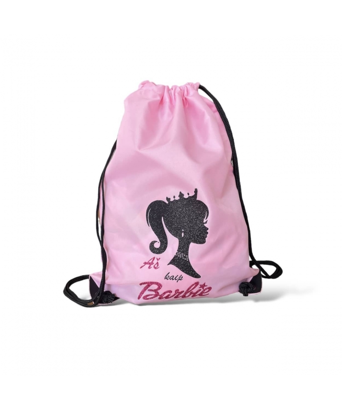Rožinis sportinis krepšys