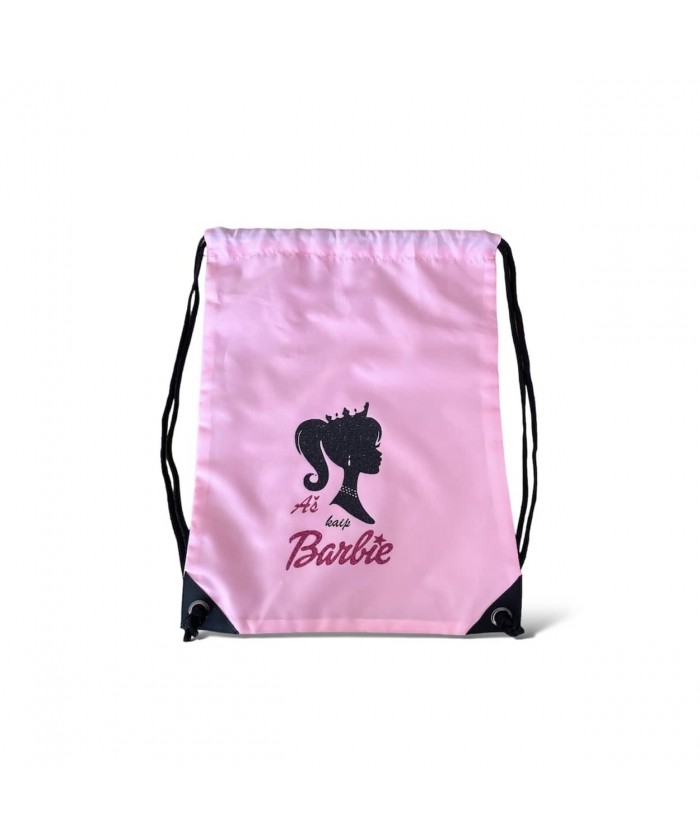 Rožinis sportinis krepšys