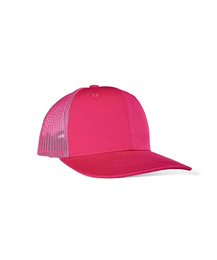 Girl pink trucker hat with...