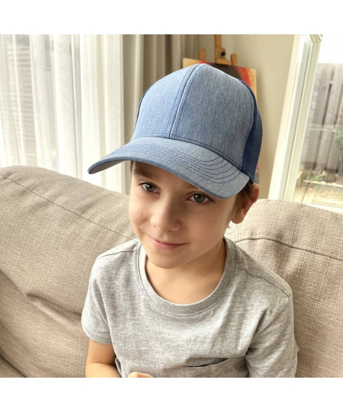 Kids' blue Trucker Hat