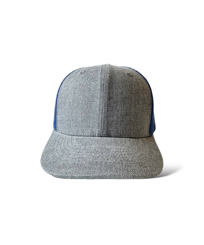 Gray mesh trucker hat