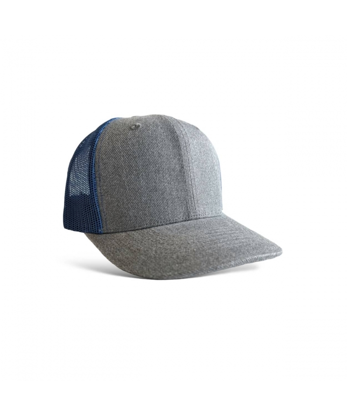 Gray mesh trucker hat