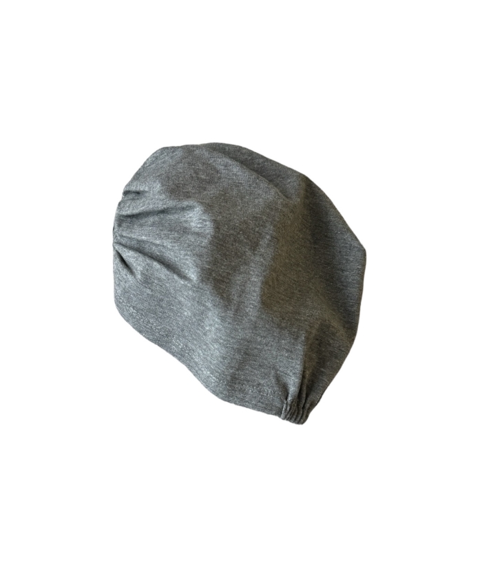 Thin gray cotton turban...