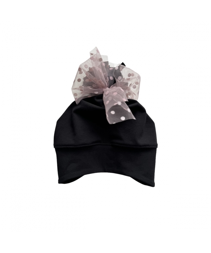 Toddler girk hat with bow